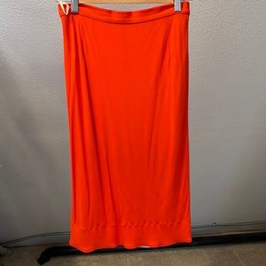 Prada ethereal skirt in gorgeous orange
